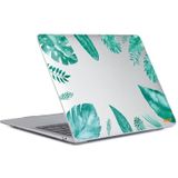 Enkay Hat-Prince Forest Series Patroon Laotop Beschermend Crystal Case voor MacBook Pro 14.2 Inch A2442 2021 (groen bladpatroon)