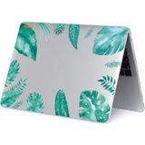 Enkay Hat-Prince Forest Series Patroon Laotop Beschermend Crystal Case voor MacBook Pro 14.2 Inch A2442 2021 (groen bladpatroon)