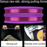 10rolls Outdoor Fishing Anti-tangle Sanyo Raw Silk PE Reinforcement Line Set  Maat: 3.5(3.6m)