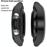 For Samsung Galaxy Watch 3 41mm Electroplating Hollow Half-pack TPU Protective Case(Black)