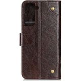 For Samsung Galaxy S30 Pro Copper Buckle Nappa Texture Horizontal Flip Leather Case with Holder & Card Slots & Wallet(Coffee)