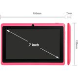 7.0 inch Tablet PC  512MB+4GB  Android 4.2.2  360 Degree Menu Rotation  Allwinner A33 Quad-core  Bluetooth  WiFi(Magenta)