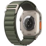 WiWU nylon lus horlogeband voor Apple Watch Series 8&7 41mm / SE 2&6&SE&5&4 40mm / 3&2&1 38mm(Groen)