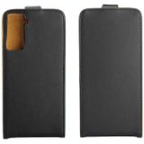For Samsung Galaxy S21+ 5G/S21 Plus 5G Business Style Vertical Flip TPU Leather Case with Card Slot(Black)