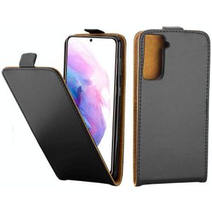 For Samsung Galaxy S21+ 5G/S21 Plus 5G Business Style Vertical Flip TPU Leather Case with Card Slot(Black)