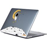 Voor MacBook Pro 15.4 A1707/A1990 ENKAY Hat-Prince 3 in 1 Spaceman-patroon Laptop beschermende kristallen behuizing met TPU-toetsenbordfilm / antistofstekkers  versie: EU (Spaceman No.3)
