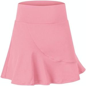 Anti-geleegd en sneldrogende sportrok met mini-sokken voor vrouwen (Kleur: Petal Pink Size: M)