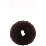 3 PCS Elegant Women Ladies Donut Hair Ring(Coffee S)