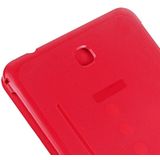 2-folding Wave Texture Flip Leather Case with Holder & Sleep / Wake-up Function for Galaxy Tab 4 8.0 / T330(Red)