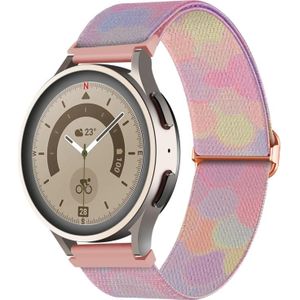Voor Coros Apex Pro / Apex 46 mm 22 mm geschilderde kleurrijke nylon geweven gesp horlogeband