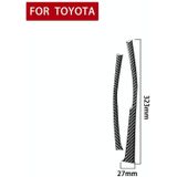 Car Carbon Fiber Side of Gear Decorative Sticker for Toyota Corolla / Levin 2014-2018  Right Drive