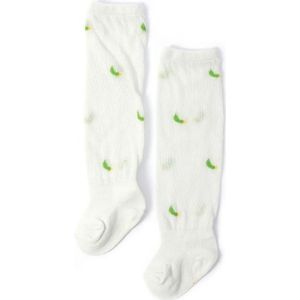 6 paar babykousen anti-mug dunne katoenen babysokken  Toyan sokken: S 0-1 jaar oud (lichtgroene komkommer)