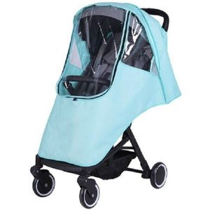 Universal Raincoat for Stroller Waterproof Odorless Ventilation Rain Cover for Strollers(Blue)
