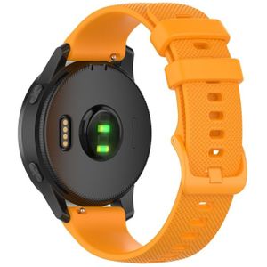 20mm Silicone Strap For Huami Amazfit GTS / Samsung Galaxy Watch Active 2 / Gear Sport(Orange)