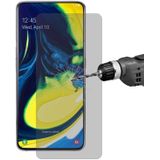 DIDIT Hat-Prince 0.26 mm 9u 2.5 D Privacy Anti-Glare getemperd glas film voor Galaxy A80