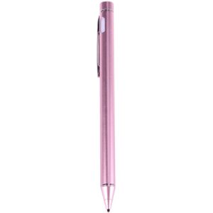 Universal Rechargeable Capacitive Touch Screen Stylus Pen with 2.3mm Superfine Metal Nib  For iPhone  iPad  Samsung  and Other Capacitive Touch Screen Smartphones or Tablet PC(Rose Gold)