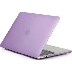 Laptop Frosted Style PC Protective Case for MacBook Pro 13.3 inch A1989 (2018)(Purple)