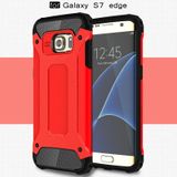 Voor Samsung Galaxy S7 Edge / G935 hard Armor TPU + PC combinatie hoesje (rood)
