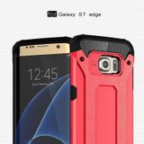 Voor Samsung Galaxy S7 Edge / G935 hard Armor TPU + PC combinatie hoesje (rood)