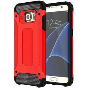 Voor Samsung Galaxy S7 Edge / G935 hard Armor TPU + PC combinatie hoesje (rood)