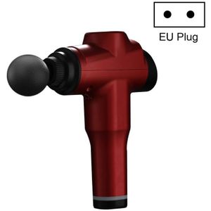 Muscles Relax Massager Portable Fitness Equipment Fascia Gun  Specification: 6206 6 Gears Red(EU Plug)