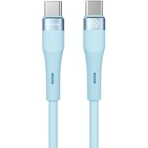 Nillkin 2.4A USB-C/Type-C naar USB-C/Type-C siliconen datakabel  lengte: 1 2 m