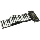 88 toetsen draagbare MIDI siliconen flexibele oprolbare Piano  Keyboard: 133 x 14.2 x 0 6 cm