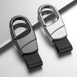 Metalen Taille Hang Auto Sleutelhanger Eenvoudige Lock Hanger (Grijs)