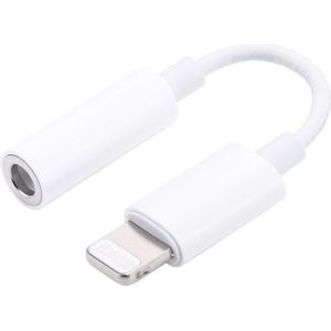 8 Pin Male to 3.5mm Female Audio Adapter Cable  Support iOS 13 System and Need to Connect Bluetooth  Length: about 7.5cm  For iPhone XR / iPhone XS Max / iPhone X & XS / iPhone 8 & 8 Plus / iPhone 7 & 7 Plus / iPhone 6 & 6s & 6 Plus & 6s Plus / iPad