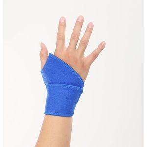 2 PCS Sports Palm Wrist Wrap Wristband OK Wrist Support(Blue)