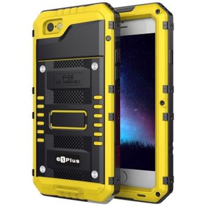 Waterproof Dustproof Shockproof Zinc Alloy + Silicone Case for iPhone 6 Plus & 6s Plus (Yellow)