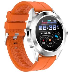 Y10 1.54inch Color Screen Smart Watch IP68 Waterproof Support Heart Rate Monitoring/Blood Pressure Monitoring/Blood Oxygen Monitoring/Sleep Monitoring(Orange)
