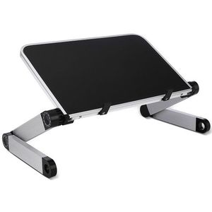 Universal 360 Degree Adjustment Folding Aluminum Alloy Laptop Stand(Black)