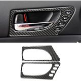 Car Carbon Fiber Front Door Handle Decorative Sticker for Lexus IS250 2013-  Left Drive A Style