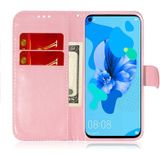 For Huawei P20 Lite 2019 / Nova 5i Solid Color Colorful Magnetic Buckle Horizontal Flip PU Leather Case with Holder & Card Slots & Wallet & Lanyard(Pink)