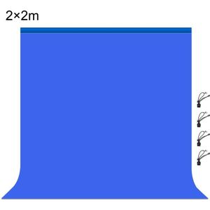 PULUZ 2m x 2m Photography Background 120g Thickness Photo Studio Background Cloth Backdrop(Blue)