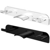 For Meta Quest Pro/Pico 4 VR Acrylic Wall Mount Holder Handle Hanger(Black)