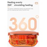 48W 1L 304 roestvrijstalen verwarmingslunchbox kan worden aangesloten op EU-stekker
