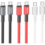 hoco X85 60W USB-C / Type-C naar USB-C / Type-C sterkte oplaadgegevenskabel : 1 m