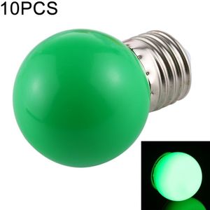 10 PCS 2W E27 2835 SMD Home Decoration LED Light Bulbs  AC 220V (Green Light)