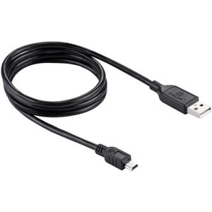 PULUZ 1m Mini 5pin USB Sync Data Charging Cable for Canon EOS 50D / 60D / 70D / 5D2 / 5D3