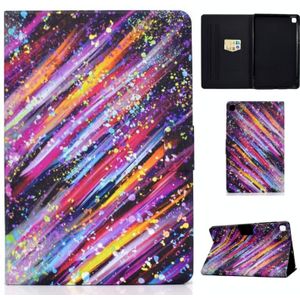 For Samsung Galaxy Tab S6 Lite P610 / P615 Voltage Painted Pattern Tablet PC Protective Leather Case with Bracket & Card Slots & Sleep / Wake-up & Anti-skid Strip(Meteor)
