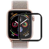 ENKAY Hat-Prince 3D Full Screen Electroplating PET Curved Heat Bending HD Screen Protector for Apple Watch Series 4 40mm(Black)