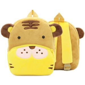 Kids 3D Animal Velvet Backpacks Children Cartoon Kindergarten Toys Gifts School Bags(Tiger)
