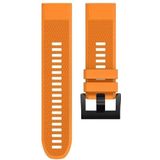 Quick Removable Silicone Wrist Strap for Fenix 5X 26mm(Orange)