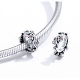 S925 Sterling Silver Pendant Cherry Blossom Branch Beads DIY Bracelet Necklace Accessories
