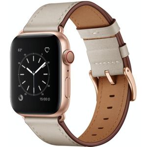 Klassieke koeienhuid lederen horlogeband voor Apple Watch Ultra 49 mm / serie 8 & 7 45 mm / SE 2 & 6 & SE & 5 & 4 44 mm / 3 & 2 & 1 42 mm