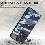 Voor Redmi Note 10 Camouflage lederen achterkant telefoonhoes