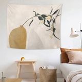 Fabric Tapestry Exaggerated Abstract Style Hanging Background Covering Cloth  Size: 150x100cm(Illustration 10)