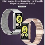For Huawei Watch Fit Mijobs Milan Buckle Stainless Steel Watch Band(Black)